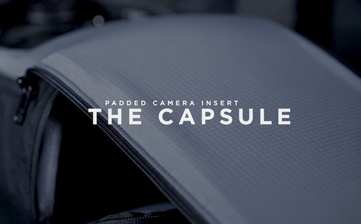 Capsule: vadderat kamerafodral