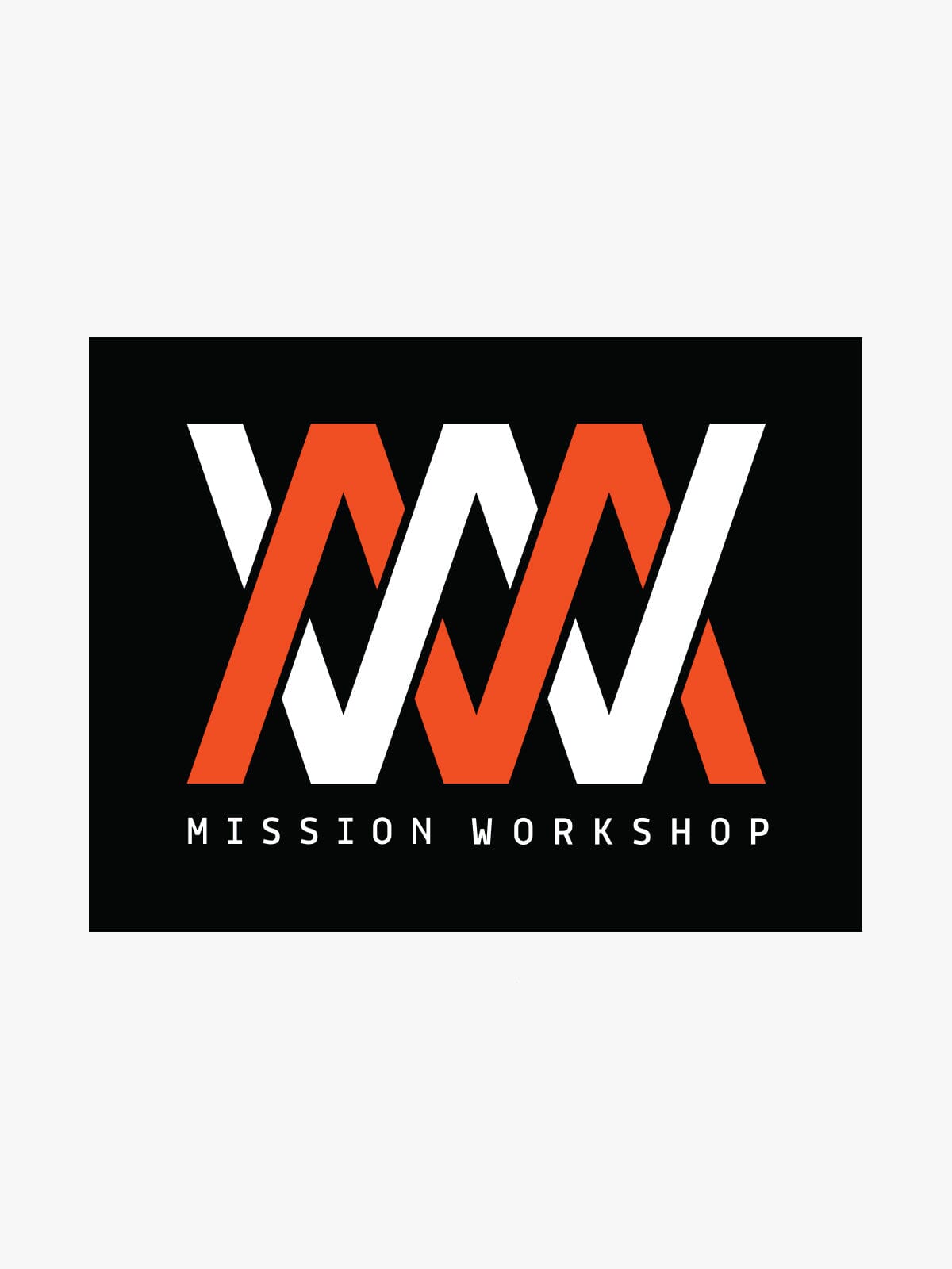 MW Stickers by Mission Workshop - Väderbeständiga väskor och tekniska kläder - San Francisco & Los Angeles - Byggda för att hålla - Garanterade för evigt
